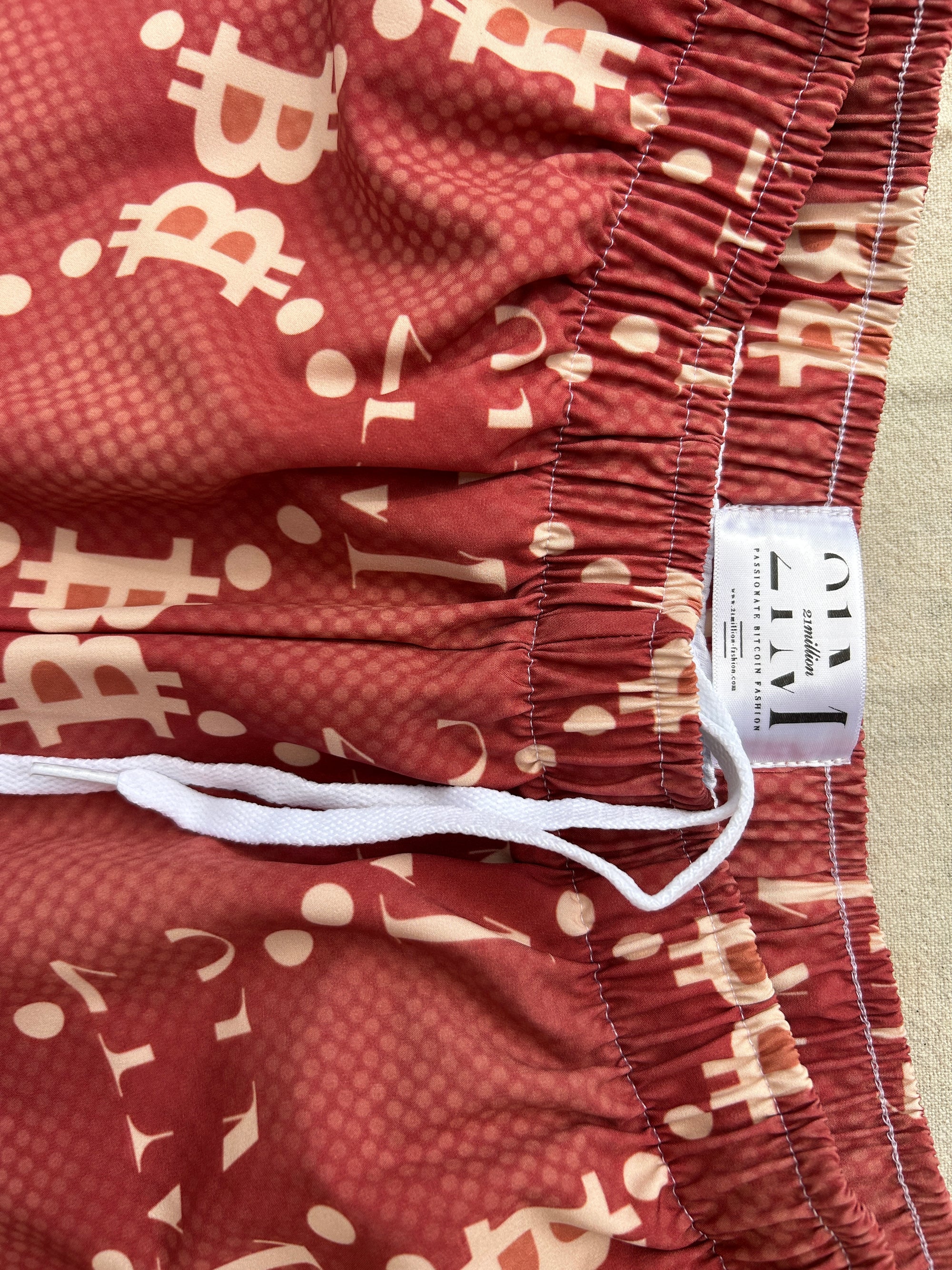 21M swimshorts burgundy