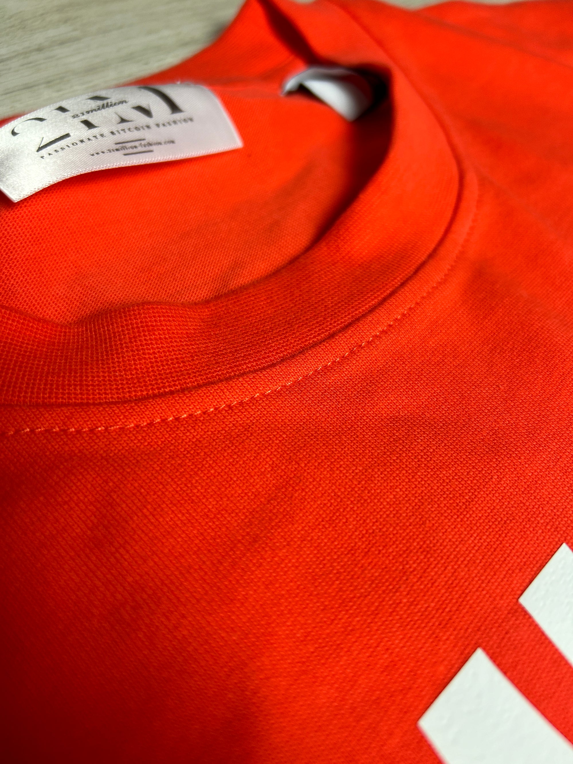 Regular Tee | Orange Wave
