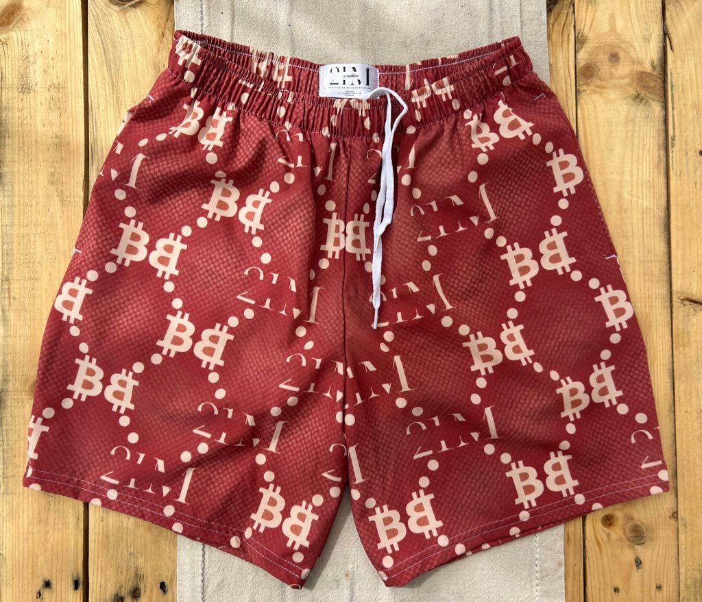 21M swimshorts burgundy