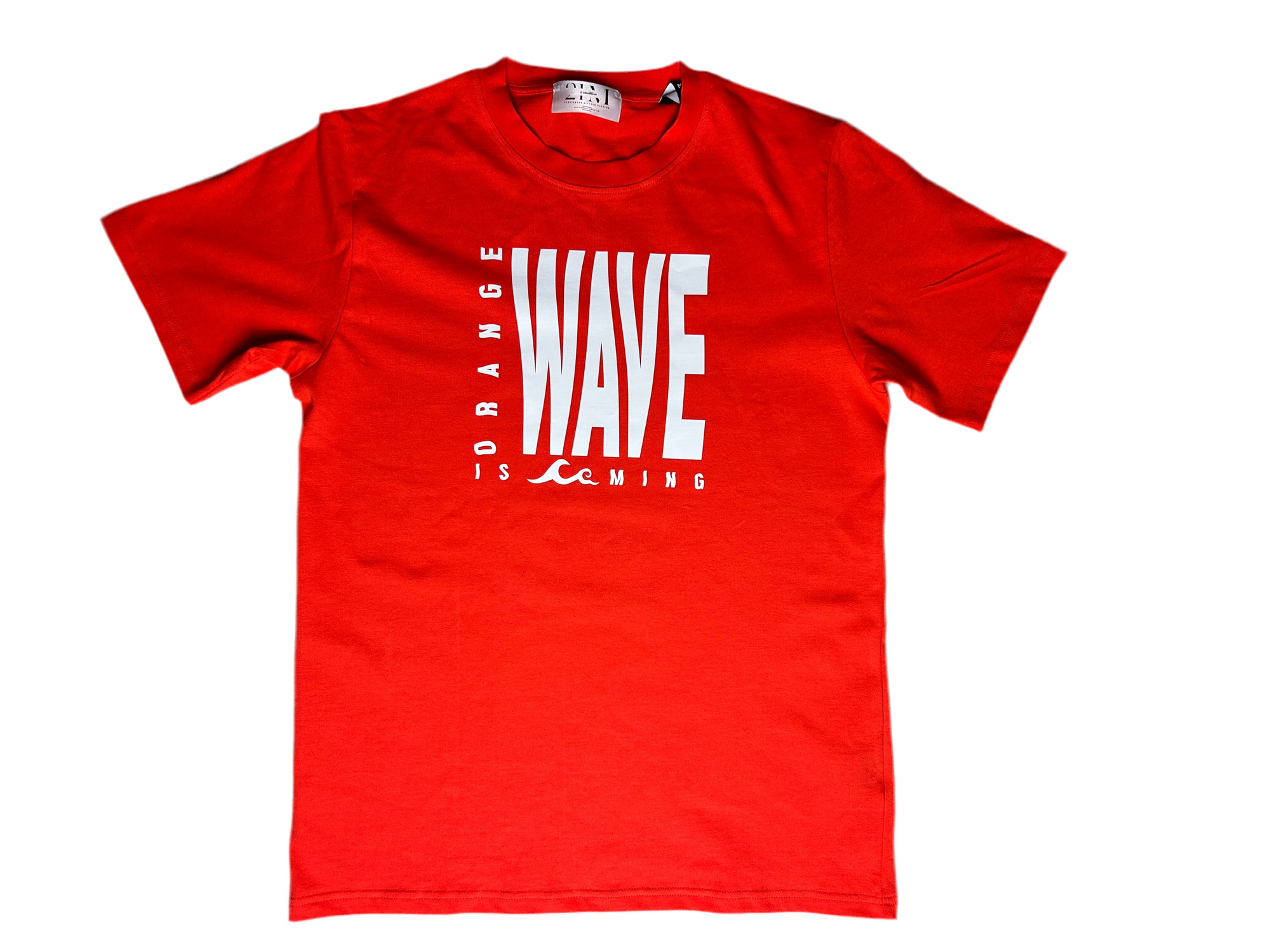 Regular Tee | Orange Wave