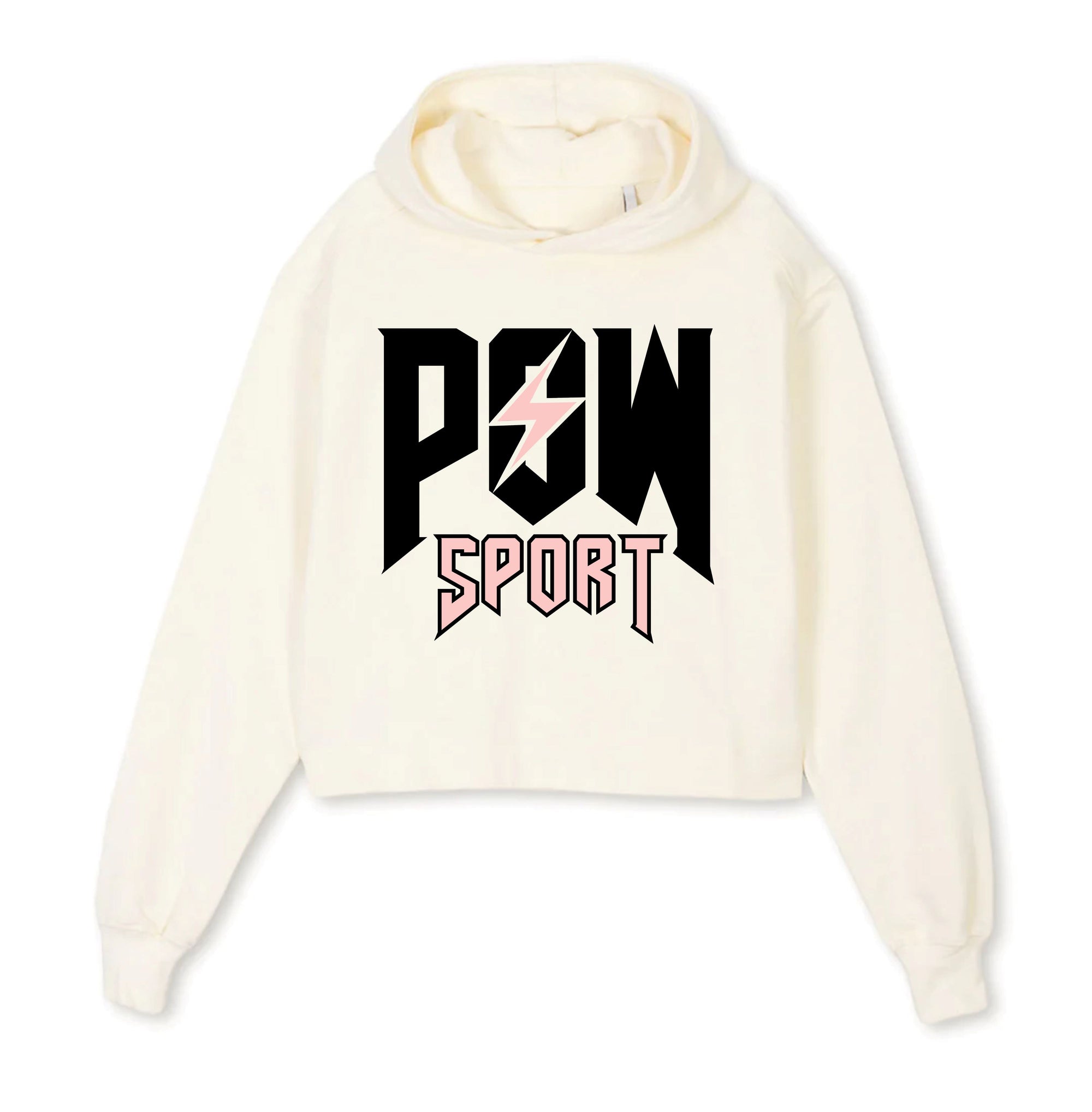 POW-Sport cropped hoodie