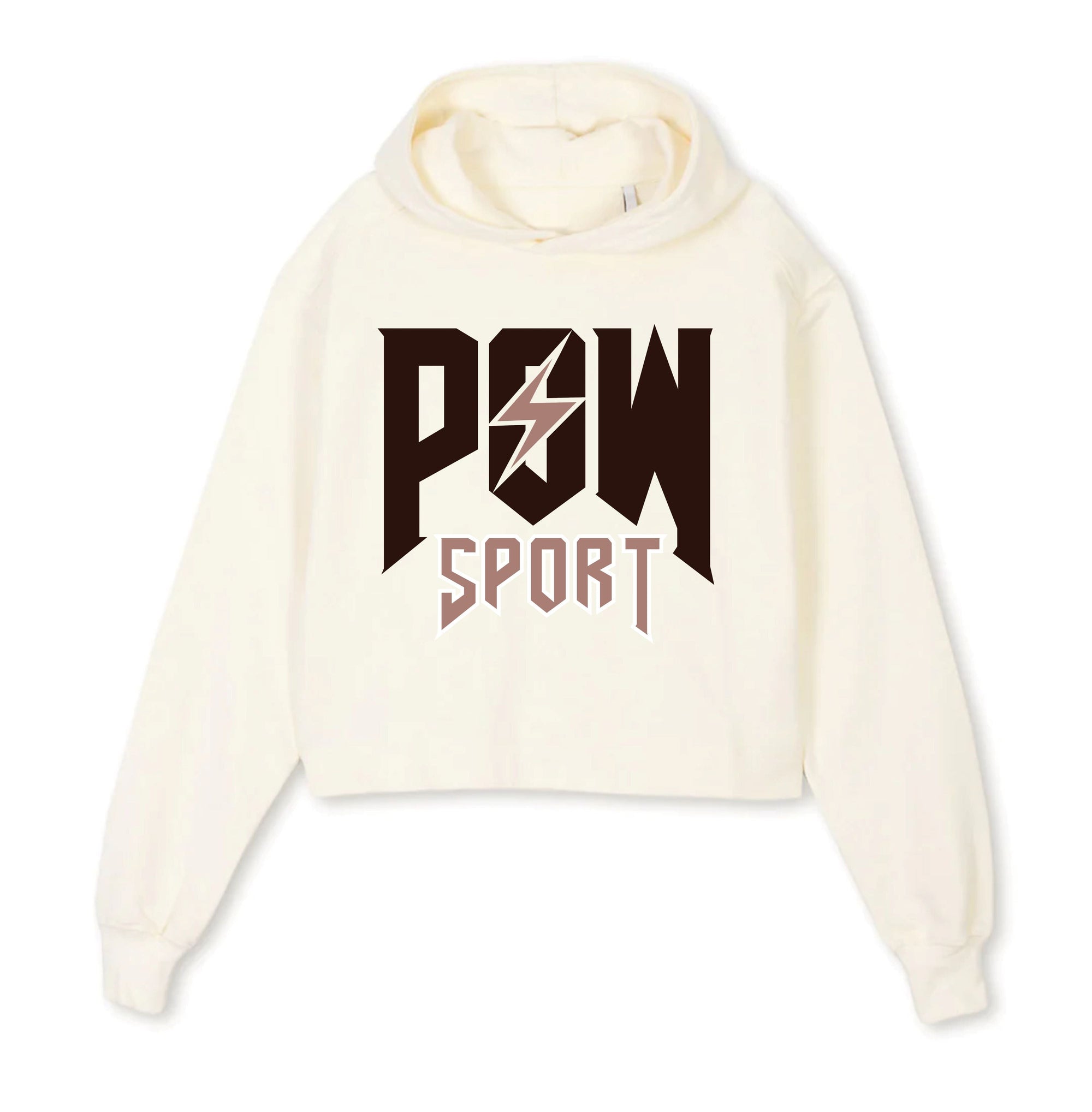 POW-Sport cropped hoodie