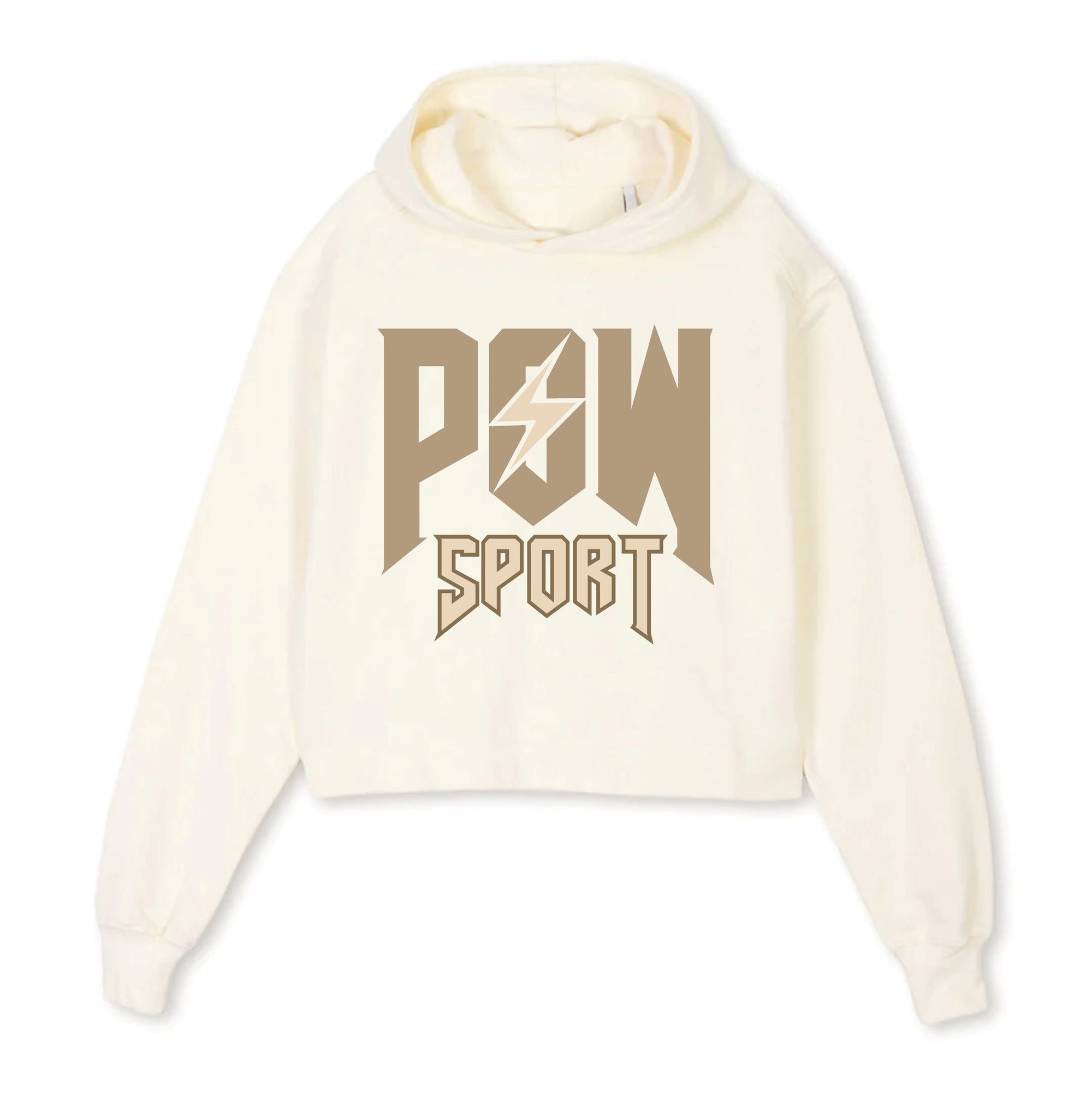 POW-Sport cropped hoodie