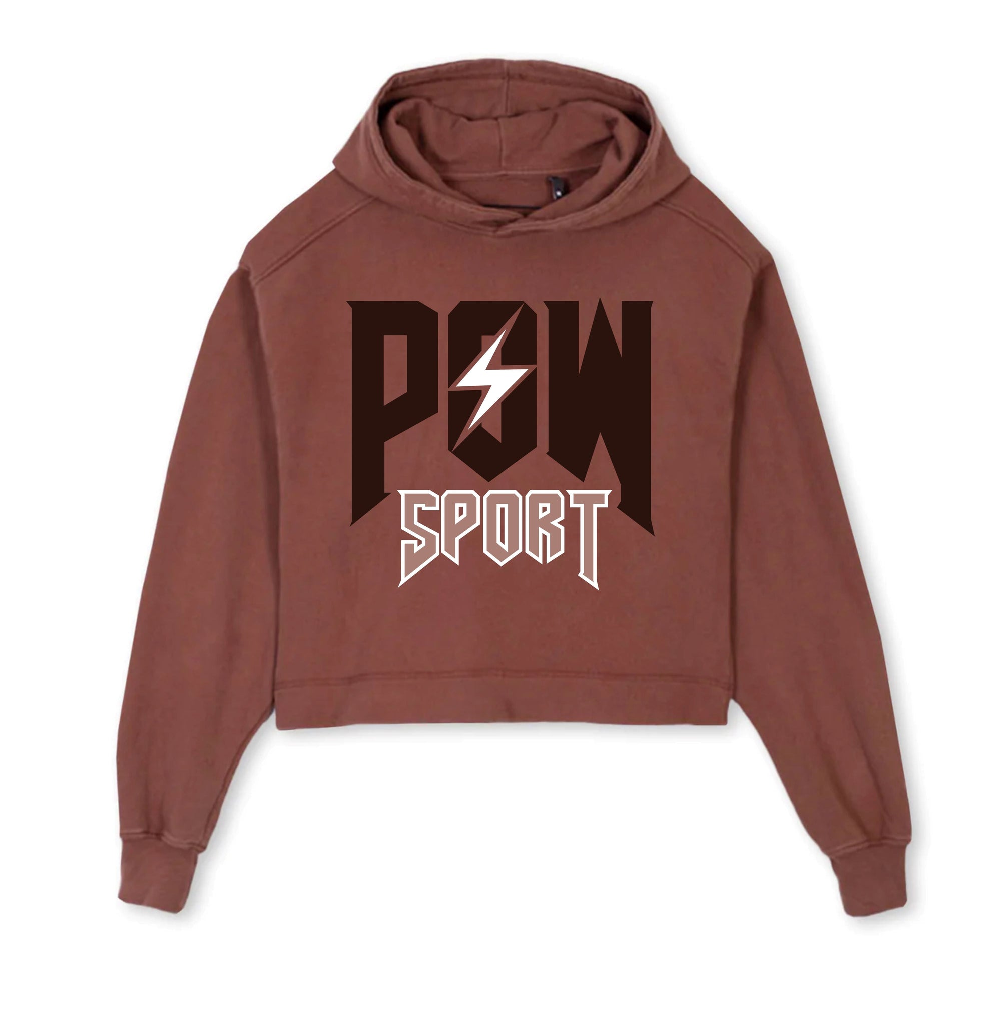 POW-Sport cropped hoodie