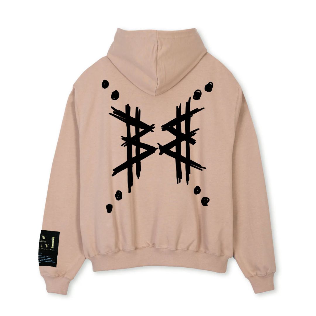 Rebel Zipped oversized zipped hoodie