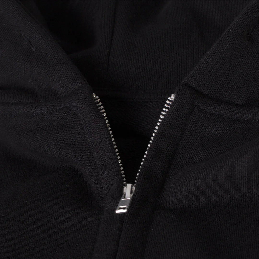 Rebel Zipped oversized zipped hoodie